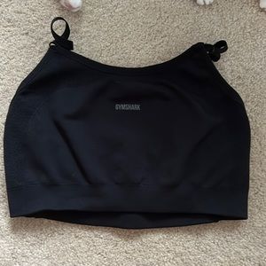 black gymshark sports bra size small